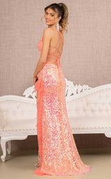 8 of 8 Elizabeth K GL3143 Dress Coral