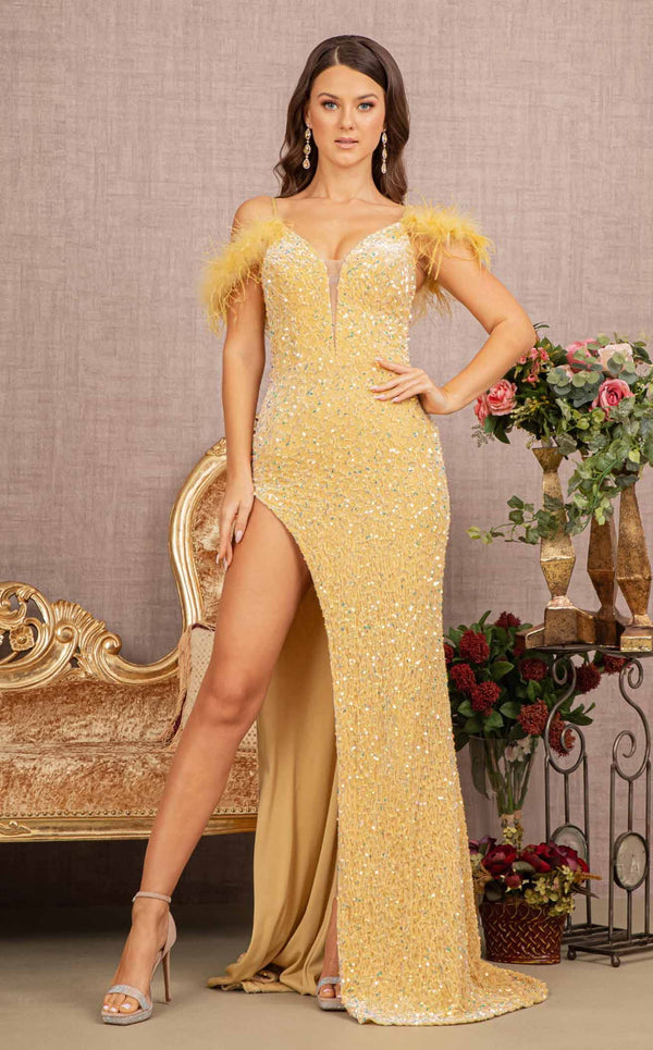 Elizabeth K GL3149 Dress Gold
