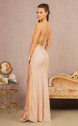 4 of 4 GLS by Gloria GL3151 Dress Champagne