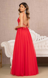 8 of 8 Elizabeth K GL3152 Dress Red