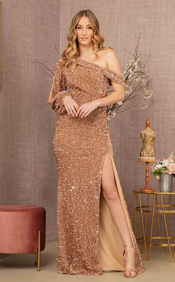 Elizabeth K GL3159 Dress Gold