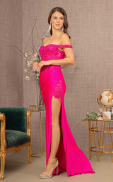 5 of 22 Elizabeth K GL3162 Dress Fuchsia