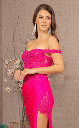 10 of 22 Elizabeth K GL3162 Dress Fuchsia