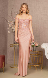 3 of 22 Elizabeth K GL3162 Dress Rose-Gold