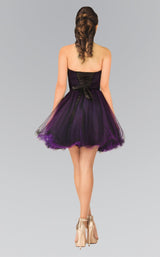 2 of 2 Elizabeth K GS1055 Dress Black-Purple