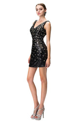 1 of 4 Elizabeth K GS1136 Dress Black