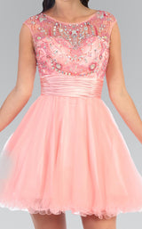 2 of 2 Elizabeth K GS1140 Dress Coral