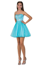 1 of 8 Elizabeth K GS1345 Dress Blue