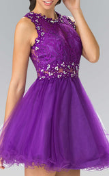 19 of 31 Elizabeth K GS1427 Dress Purple