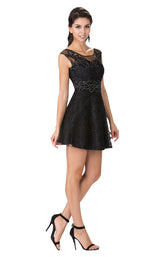 1 of 6 Elizabeth K GS1428 Dress Black
