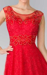 4 of 6 Elizabeth K GS1428 Dress Red