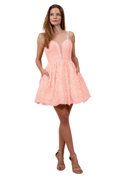 1 of 8 Elizabeth K GS1602 Dress Blush