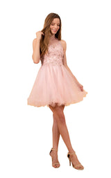 1 of 8 Elizabeth K GS1607 Dress Mauve