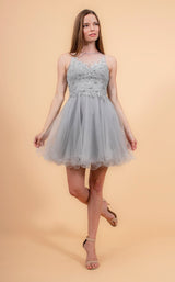 2 of 8 Elizabeth K GS1607 Dress Silver