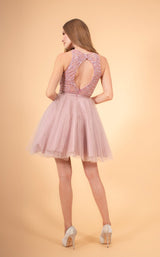 3 of 8 Elizabeth K GS1610 Dress Mauve