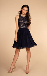 2 of 8 Elizabeth K GS1610 Dress Navy