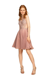 1 of 4 Elizabeth K GS1619 Dress Mauve