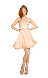 1 of 12 Elizabeth K GS1621 Dress Champagne