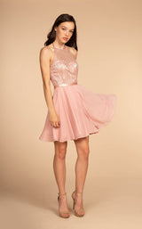 2 of 12 Elizabeth K GS1621 Dress Dark-Rose