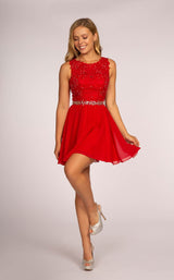 1 of 12 Elizabeth K GS1623 Dress Red