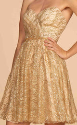 4 of 6 Elizabeth K GS1627 Dress Champagne