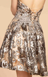 4 of 4 Elizabeth K GS1632 Dress Silver