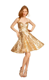 1 of 4 Elizabeth K GS1635 Dress Gold
