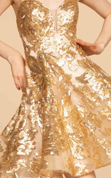 3 of 4 Elizabeth K GS1635 Dress Gold