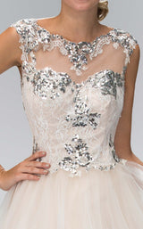 3 of 3 Elizabeth K GS2161 Dress Ivory-Nude