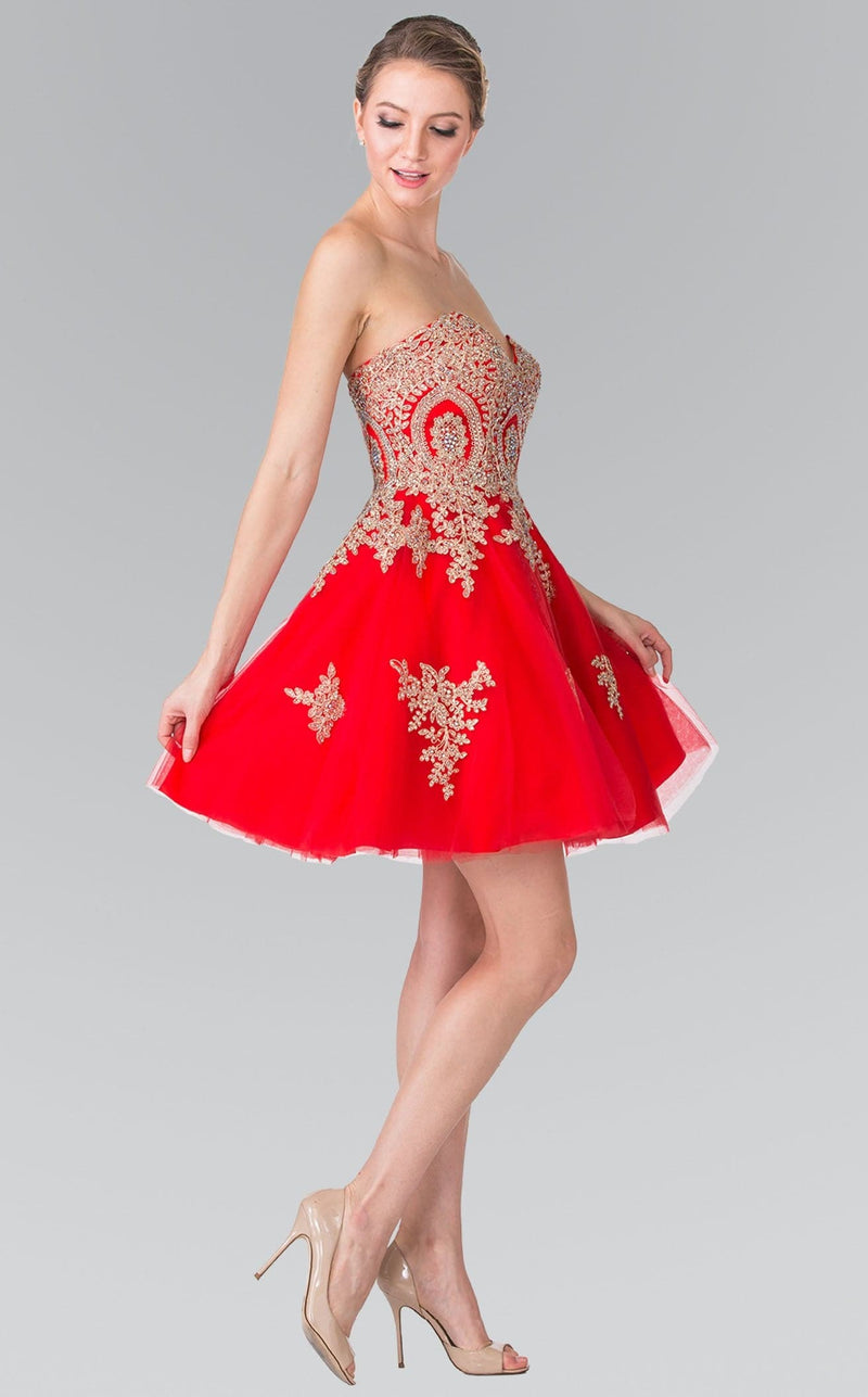Elizabeth K GS2371 Dress Red