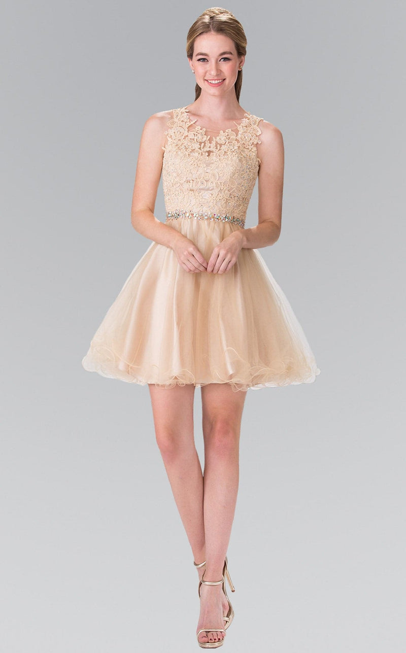 Elizabeth K GS2375 Dress Champagne