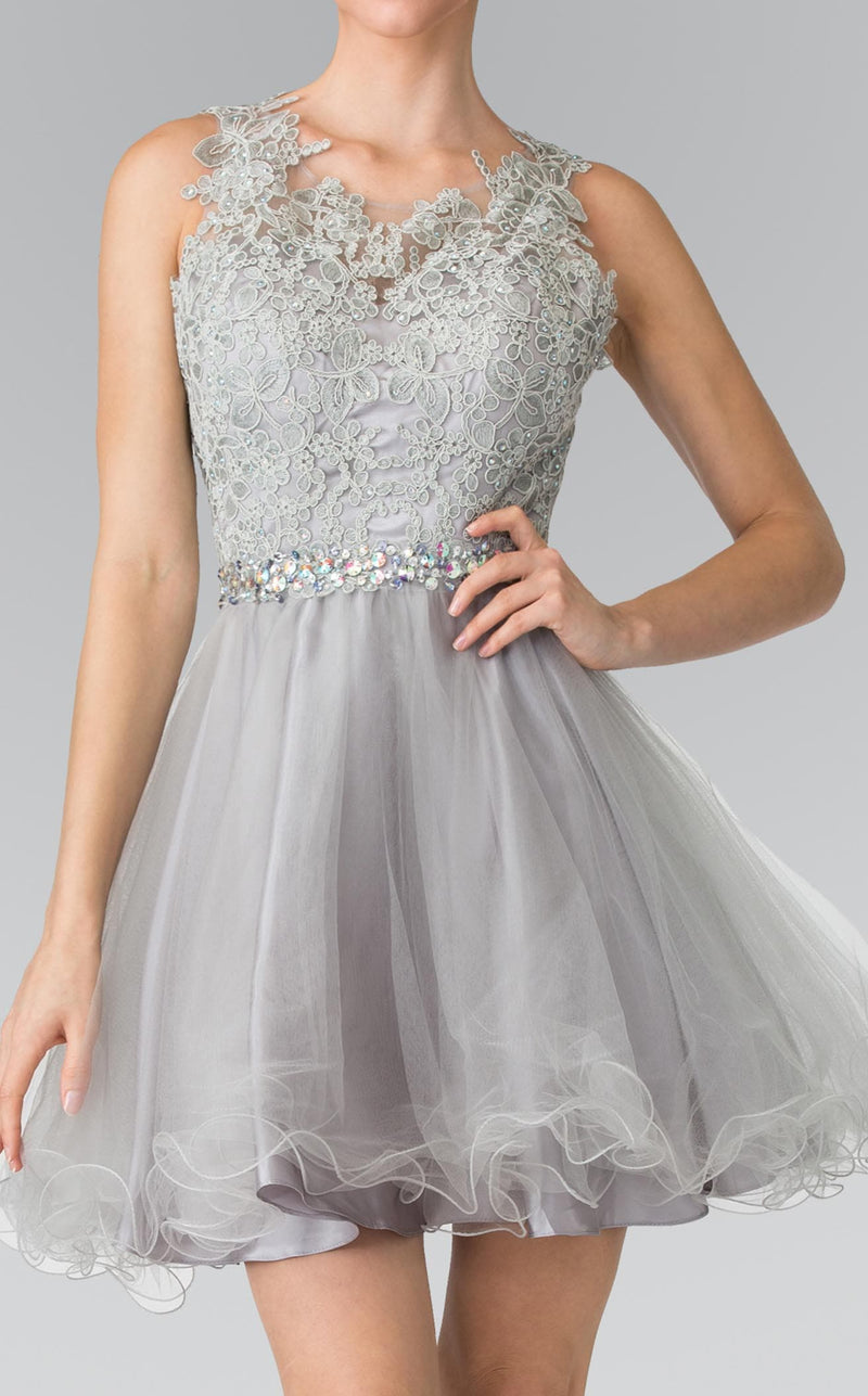 Elizabeth K GS2375 Dress Silver