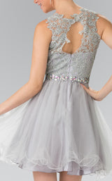 26 of 26 Elizabeth K GS2375 Dress Silver