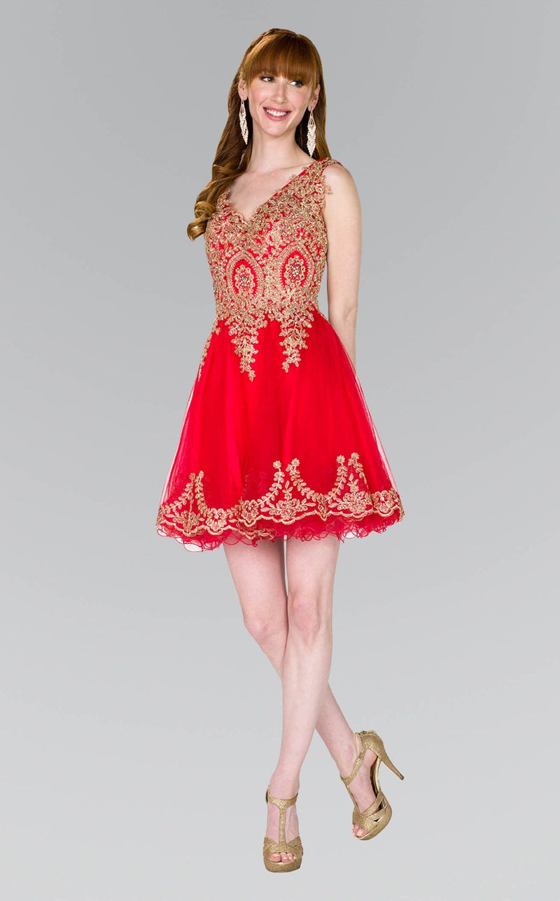 Elizabeth K GS2403 Dress Red