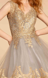 16 of 18 Elizabeth K GS2403 Dress Silver