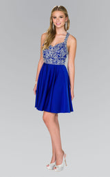 4 of 4 Elizabeth K GS2412 Dress Royal-Blue