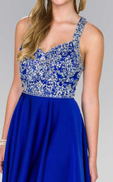 3 of 4 Elizabeth K GS2412 Dress Royal-Blue