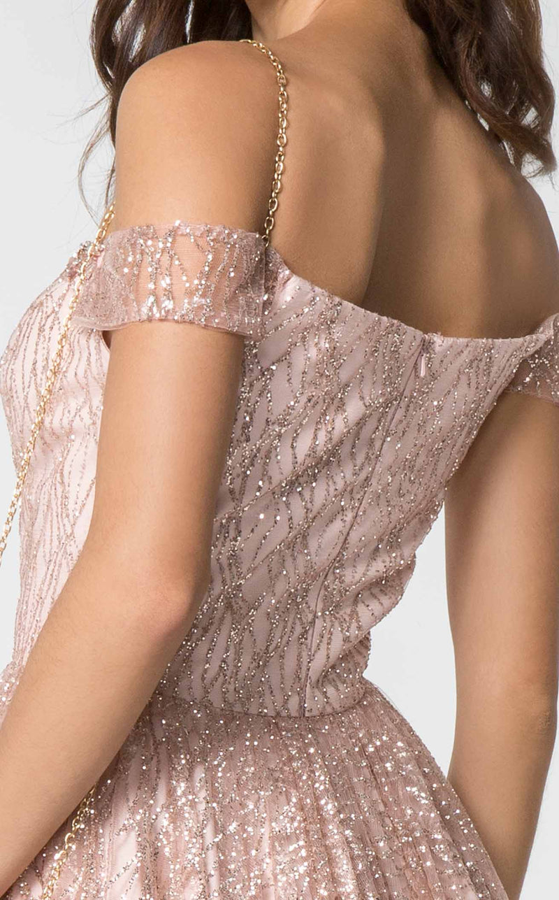 Elizabeth K GS2834 Prom Dress - Rose Gold | NewYorkDress Elizabeth K GS2834 Prom Dress - Rose Gold | NewYorkDress