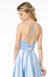 11 of 12 Elizabeth K GS2858 Dress Ice-Blue