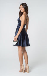 6 of 12 Elizabeth K GS2858 Dress Navy