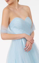 6 of 10 Elizabeth K GS2868 Dress Ice-Blue