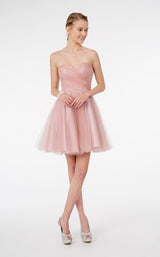 2 of 10 Elizabeth K GS2868 Dress Rose-Gold