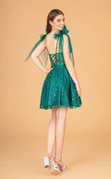 Elizabeth K GS3088 Dress Emerald-Green
