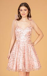 Elizabeth K GS3088 Dress Rose-Gold