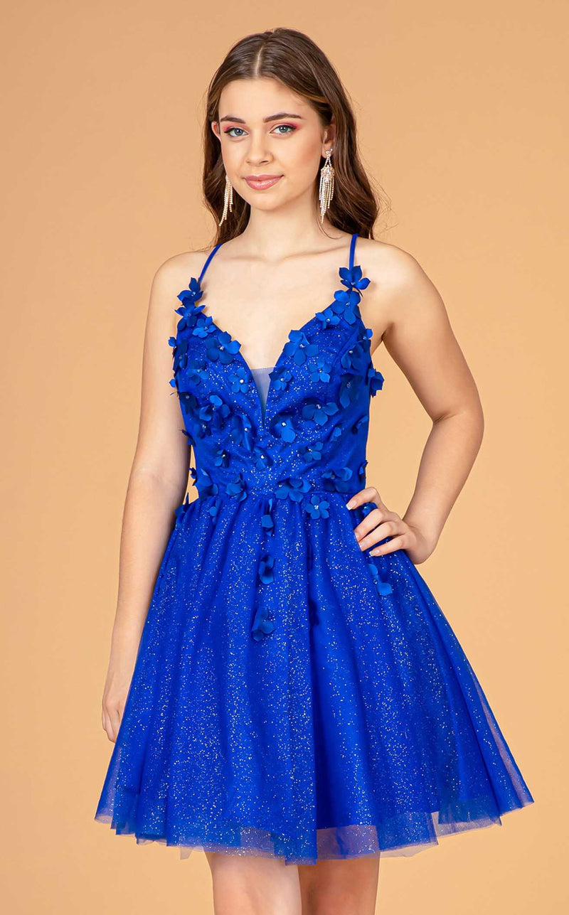 Elizabeth K GS3090 Dress Royal-Blue