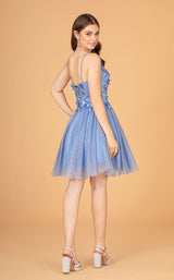 Elizabeth K GS3090 Dress Smoky-Blue