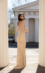 3 of 4 Chic and Holland HF1476 Dress Nude