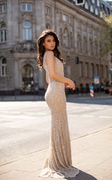 3 of 4 Chic and Holland HF1511 Dress Champagne