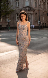 2 of 5 Chic and Holland HF1514 Dress Champagne