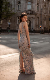 3 of 5 Chic and Holland HF1514 Dress Champagne